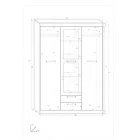 Max-392 gardróbszekrény