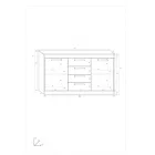 Max-689 nappali komód