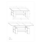 Max-633 összecsukható dohányzóasztal