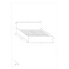 Max-107 ágykeret ágyráccsal 160x200