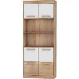 Max-978 tölgy könyvespolc