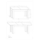 Max-256 bővíthető asztal