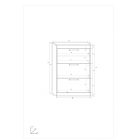 Max-010 cipőtároló szekrény