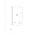 Max-377 hálószoba gardrób