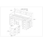 Neo-362 fehér gyerekágy