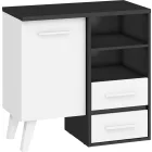 Nor-760 fekete komód