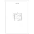 Nor-760 fekete komód