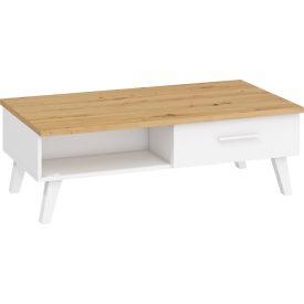 Nor-649 fehér dohányzóasztal