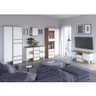 Nor-074 fehér fali polc