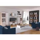 Nor-228 fehér könyvespolc