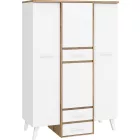 Nor-405 gardróbszekrény fehér