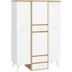 Nor-407 gardróbszekrény fehér