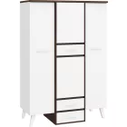 Nor-408 gardróbszekrény fehér