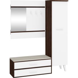 Nor-162 előszoba bútor fehér