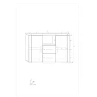 Not-795 komód sonoma tölgy