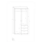 Par-414 gardrób bútor