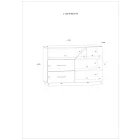 Pax-799 komód 120 cm