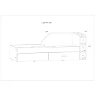 Pax-145 egyszemélyes ágy 90x200