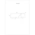 Pax-176 modern fali polc