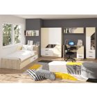 Pax-247 tölgy könyvespolc