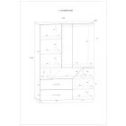 Pax-424 akasztós gardróbszekrény