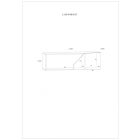 Pax-181 modern fali polc