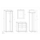 Előszoba bútor szett 108