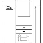 Előszoba bútor szett 108