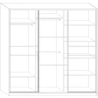 Pue-437 tolóajtós ruhásszekrény