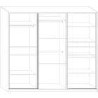 Pue-439 tolóajtós ruhásszekrény