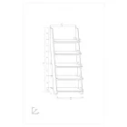 Rac-987 fa könyvespolc