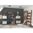 Rac-988 tölgy könyvespolc