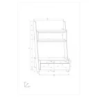 Rac-794 TV magasító polc