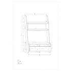 Rac-795 TV magasító polc