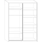 Ric-444 gardróbszekrény 160 cm
