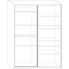 Ric-445 gardróbszekrény 160 cm