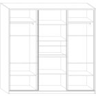 Ric-450 gardrób szekrény tolóajtós