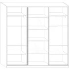 Ric-454 tolóajtós gardróbszekrény