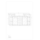 Rio-591 komód tölgy