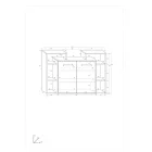 Rio-583 tölgy komód