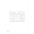 Rio-582 fiókos komód