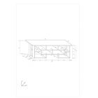 Rio-671 modern dohányzóasztal