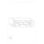 Rio-672 modern dohányzóasztal