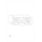 Rio-678 modern dohányzóasztal