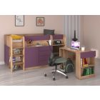 Smi-372 gyerek emeletes ágy íróasztallal