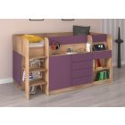 Smi-372 gyerek emeletes ágy íróasztallal