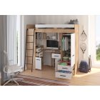 Smy-384 fehér leesésgátlós gyerekágy