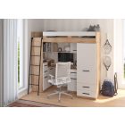 Smy-384 fehér leesésgátlós gyerekágy