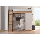 Smy-384 fehér leesésgátlós gyerekágy