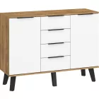 Sve-878 magasfényű fehér komód